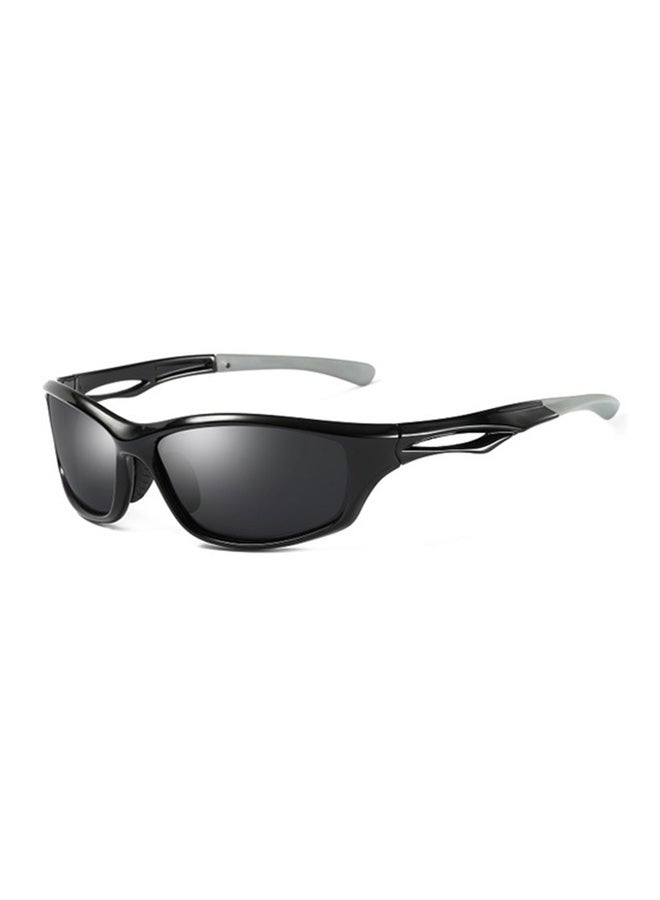 Aoron Women's Full Rim Polarized Wrap Frame Sunglasses - Lens Size: 70 mm 