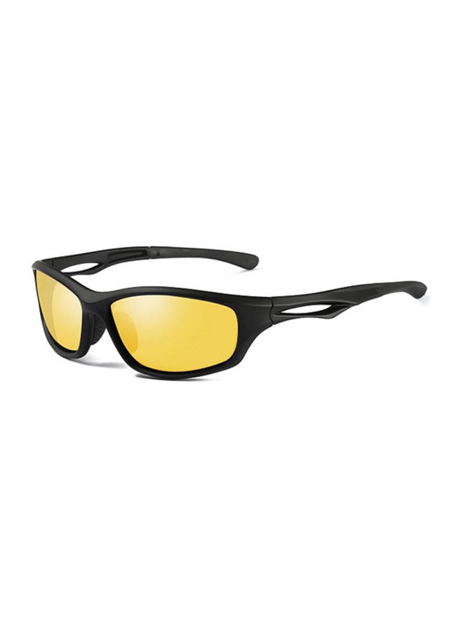 Aoron Women's Full Rim Polarized Wrap Frame Sunglasses - Lens Size: 70 mm 
