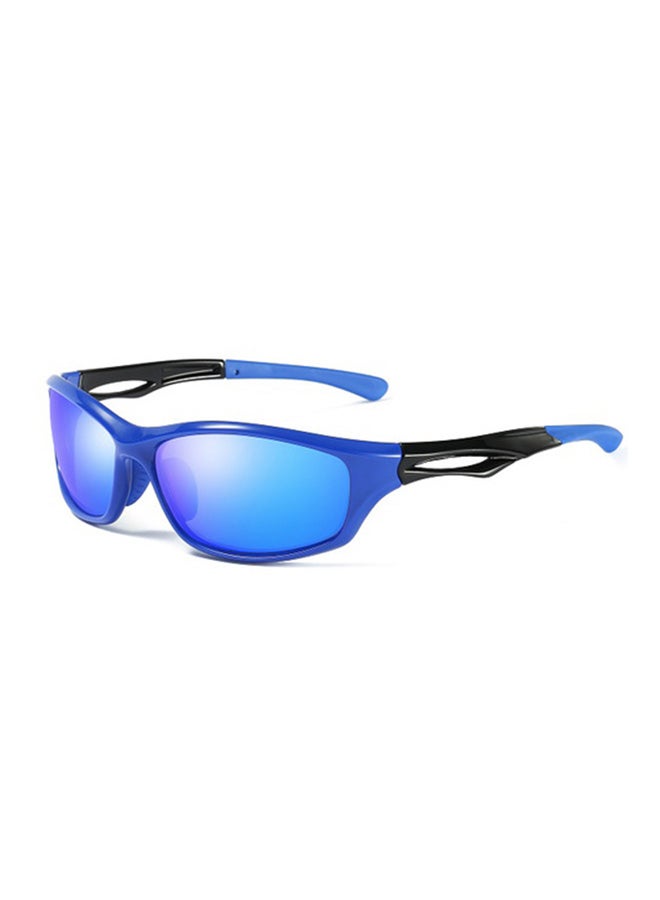 Aoron Women's Full Rim Polarized Wrap Frame Sunglasses - Lens Size: 70 mm 