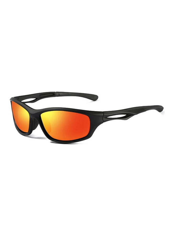 Aoron Women's Full Rim Polarized Wrap Frame Sunglasses - Lens Size: 70 mm 