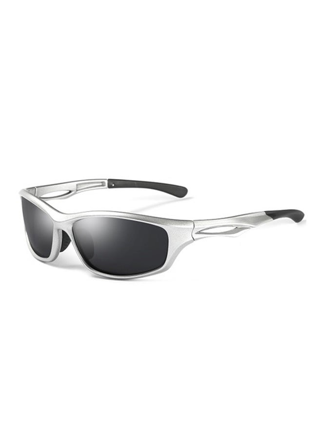Aoron Women's Full Rim Polarized Wrap Frame Sunglasses - Lens Size: 70 mm 