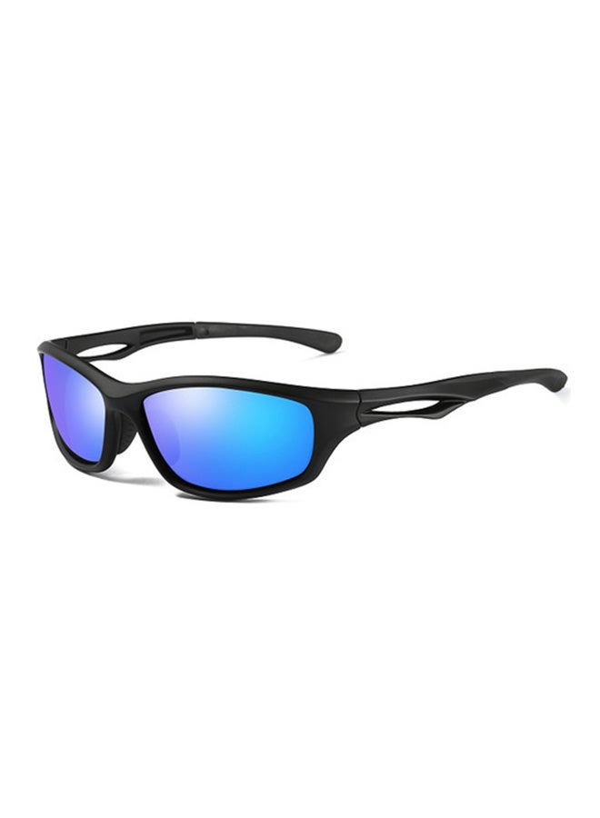 Aoron Women's Full Rim Polarized Wrap Frame Sunglasses - Lens Size: 70 mm 