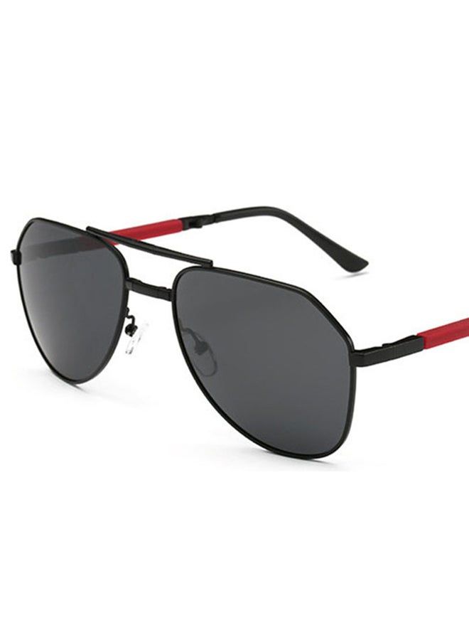 أورون نظارة شمسية بإطار بايلوت كامل الحواف وعدسات مستقطبة - مقاس العدسة: 63 مم للنساء