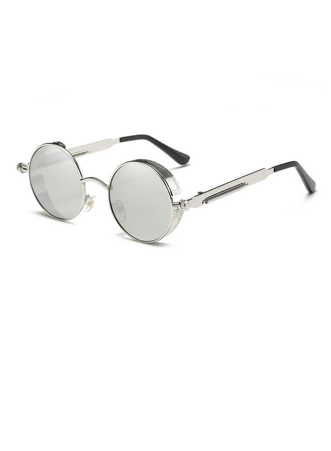 أورون نظارة شمسية بإطار دائري كامل الحواف وعدسات مستقطبة - مقاس 47 مم