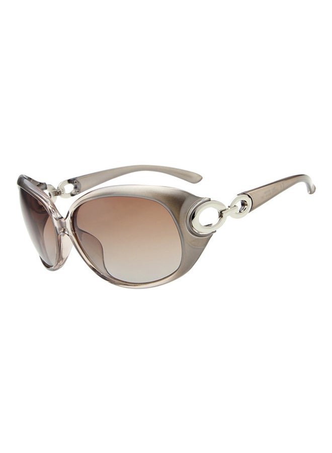 HDCRAFTER - Women's Full Rim Polarized UV400 Oval Frame Driving Sunglasses - Lens Size: 65 mm - Image 1