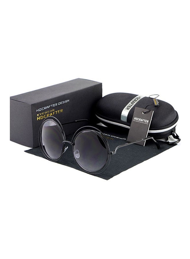 HDCRAFTER - Women's Full Rim UV400 Round Frame Sunglasses - Image 1