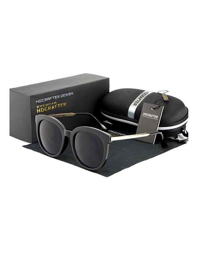 HDCRAFTER Women's Full Rim Polarized UV400 Round Frame Sunglasses 32672736828-3 - Image 2