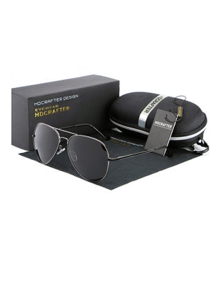 Men's Full Rim Polarized UV400 Aviator Frame Sunglasses - Lens Size: 61 mm - v1517813051/N13207699A_1