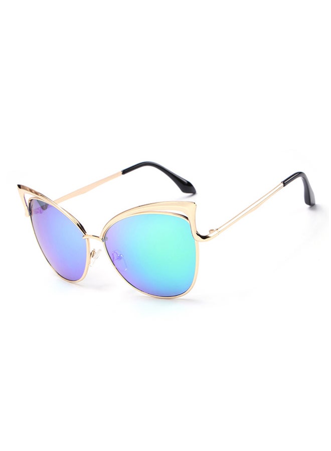 HDCRAFTER Women's Full Rim Cat Eye Frame Sunglasses 32785592264-7