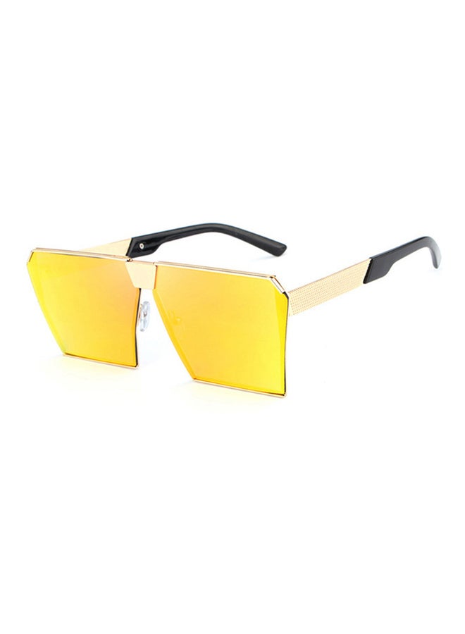 HDCRAFTER Men's Full Rim Polarized UV400 Square Sunglasses - Lens Size: 49 mm