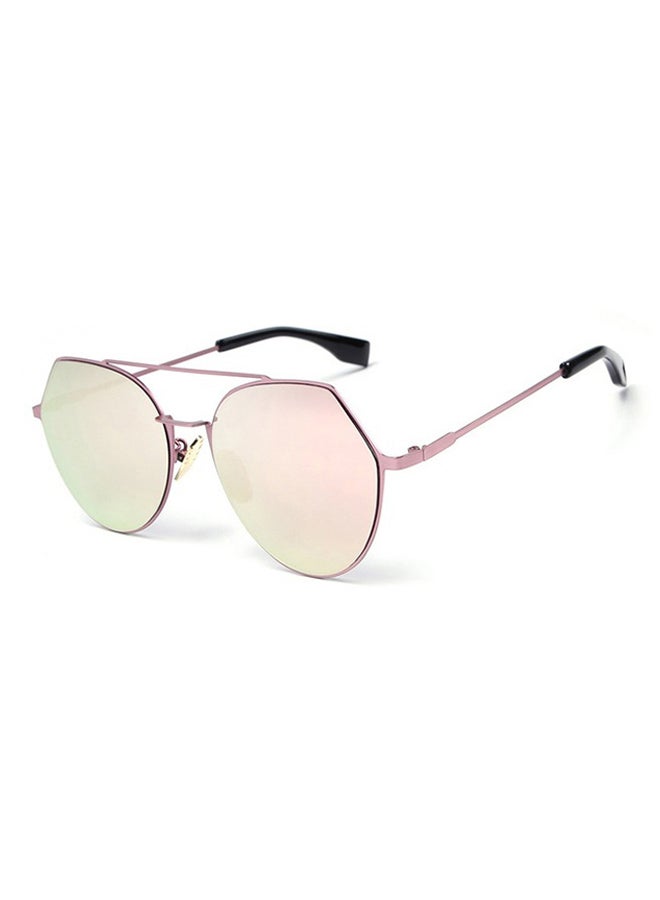 HDCRAFTER Women's Full Rim Round Frame Sunglasses - Lens Size: 55 mm