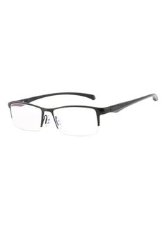 Men's Semi-Rimless Rectangular Frame Reading Glasses