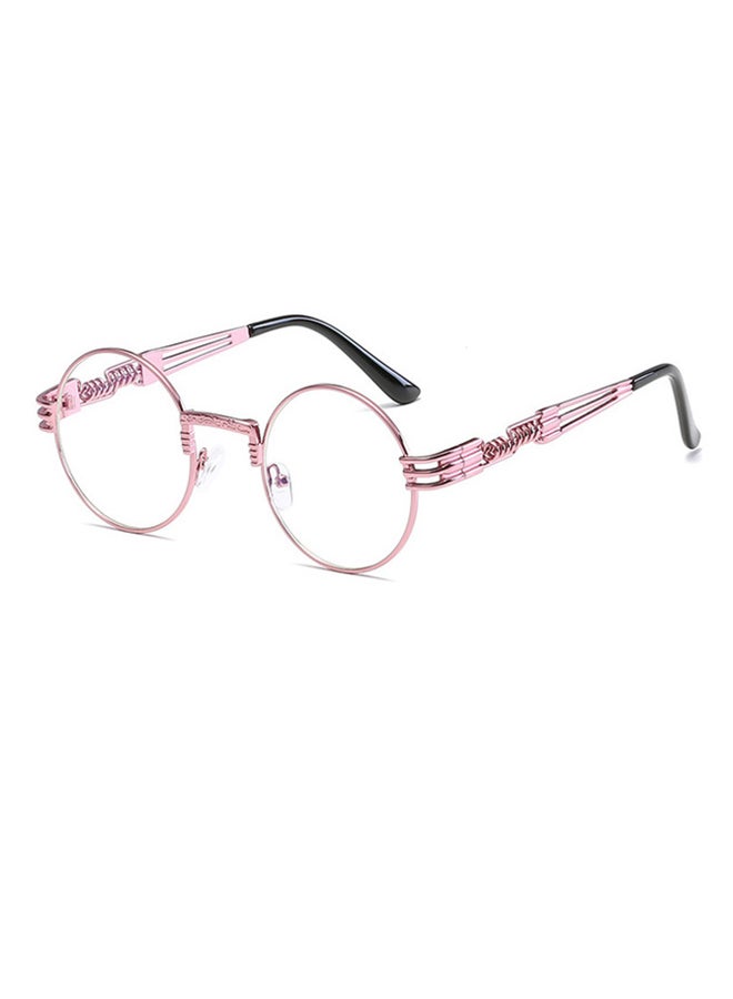 HDCRAFTER Women's Mirrored Round Frame Sunglasses - Lens Size: 50 mm