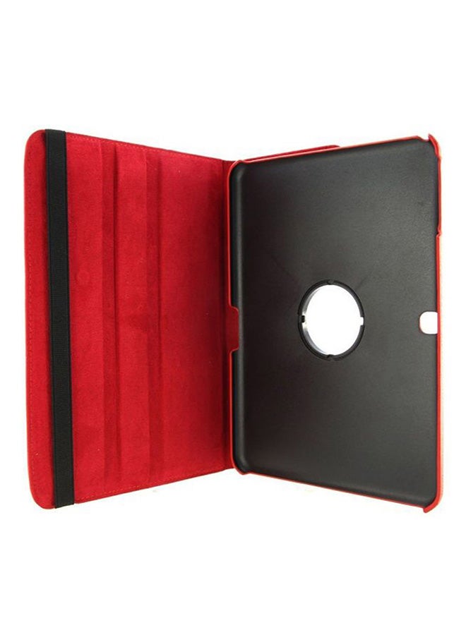 Generic - 360-Degree Rotating Stand Flip Case Cover For Samsung Galaxy Tab S T800/T805 Red - Image 1