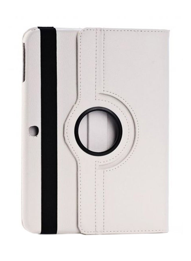 Generic 360-Degree Rotating Stand Flip Case Cover For Samsung Galaxy Tab S T800/T805 White  - Image 1
