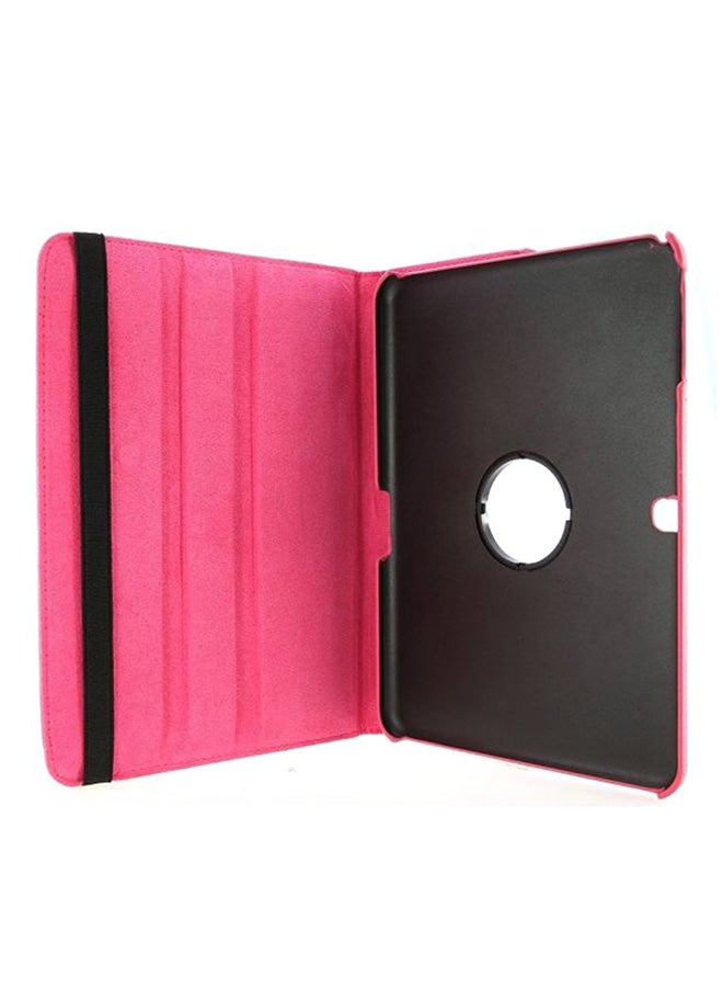 360-Degree Rotating Stand Flip Case Cover For Samsung Galaxy Tab S T800/T805 Pink - Image 1