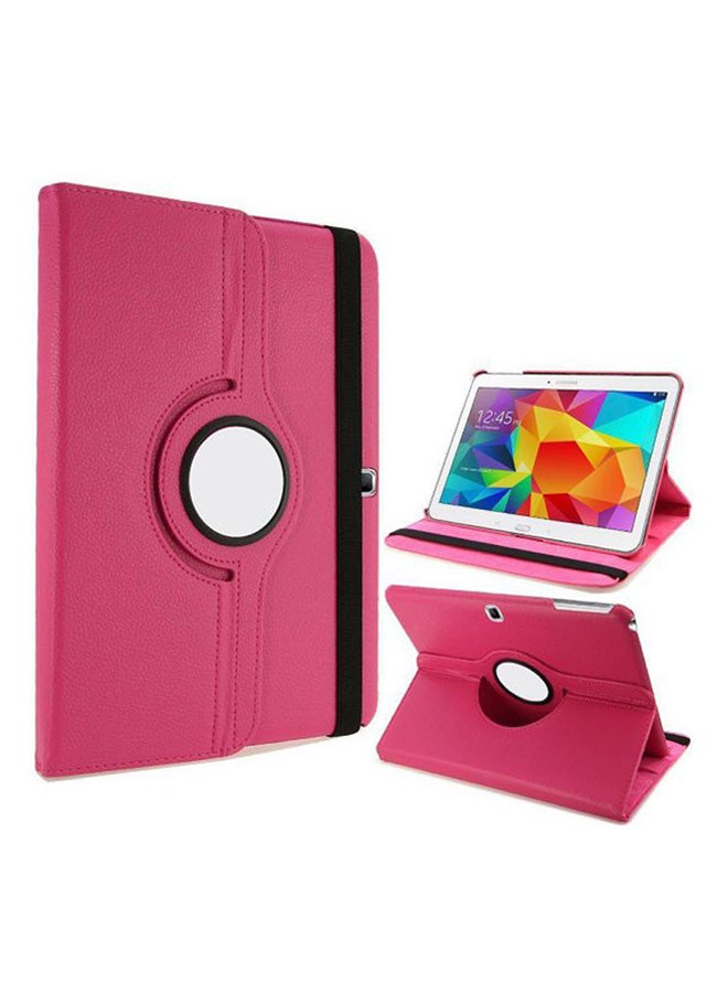 360-Degree Rotating Stand Flip Case Cover For Samsung Galaxy Tab S T800/T805 Pink - Image 4