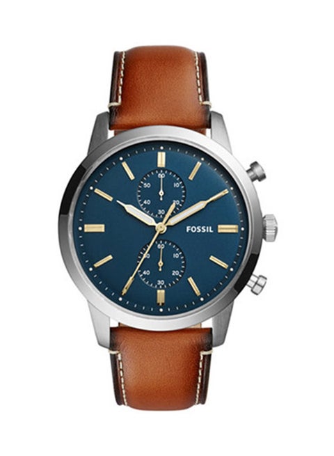 Men's Townsman Scratch Resistant Chronograph Watch FS5279 - 44 mm - Light Brown