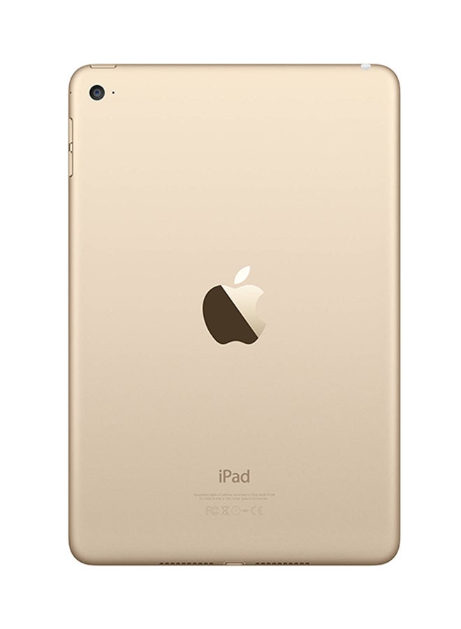 Apple - iPad mini 4 7.9inch, 128GB, Wi-Fi, 4G Gold Without FaceTime - Image 1