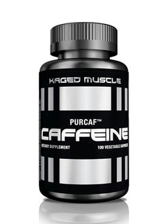 KAGED MUSCLE 100 Capsules PurCaf Organic Caffeine 