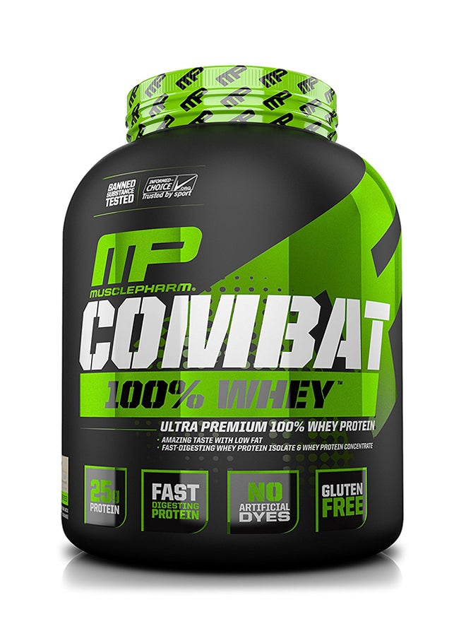 ماسل فارم كومبات 100% مسحوق بروتين مصل الحليب - فانيليا - Image 1