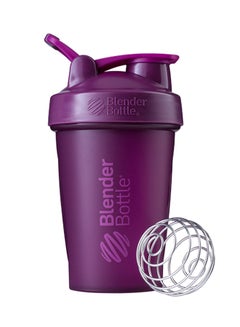 BlenderBottle Classic Loop Top Plastic Shaker Bottle Plum 