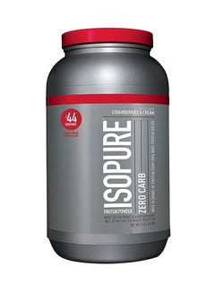Natures Best Isopure Zero Carb Protein Powder - Strawberries & Cream - 3lbs (1.36kg)  - Image 1