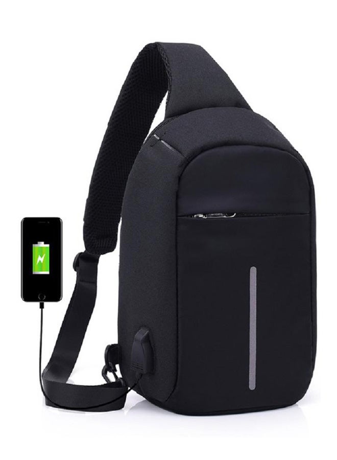 TGGT - Water Resistant Anti-Theft Messenger Bag Black - Image 1