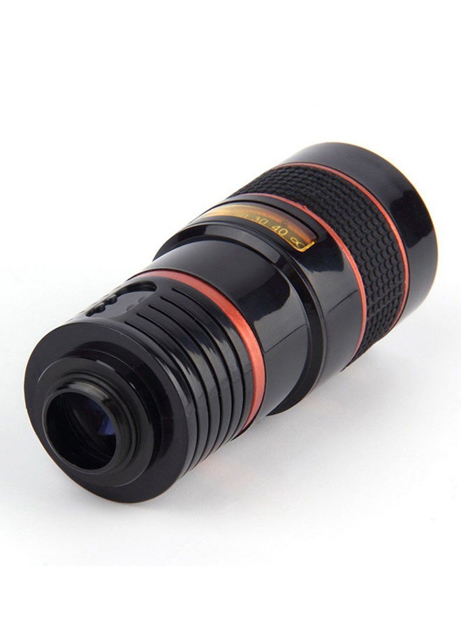 OUTAD Telescopic Camera Lens For Apple iPhone 4/4s/5 Black/Red - Image 3