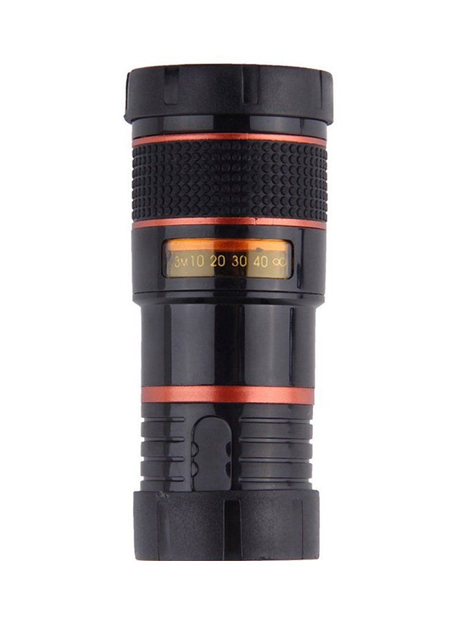 OUTAD Telescopic Camera Lens For Apple iPhone 4/4s/5 Black/Red - Image 5