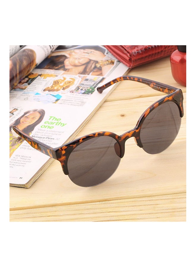 أوتاد نظارة شمسية بنصف حافة وإطار مستدير - Image 2