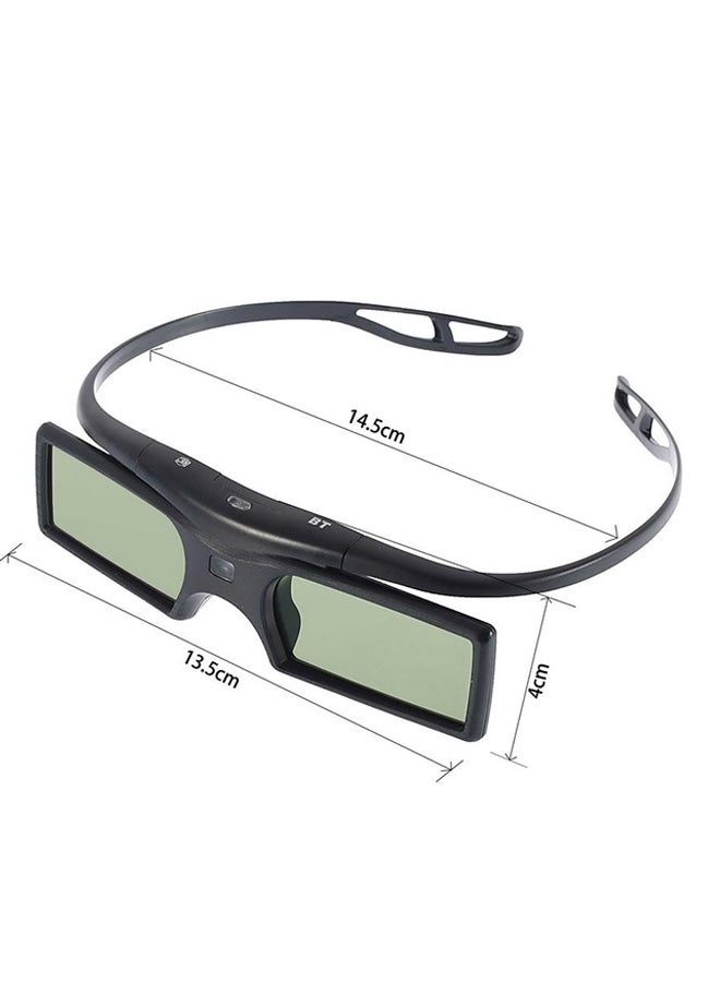 OUTAD - Wireless 3D Active Shutter Glasses Black - Image 1