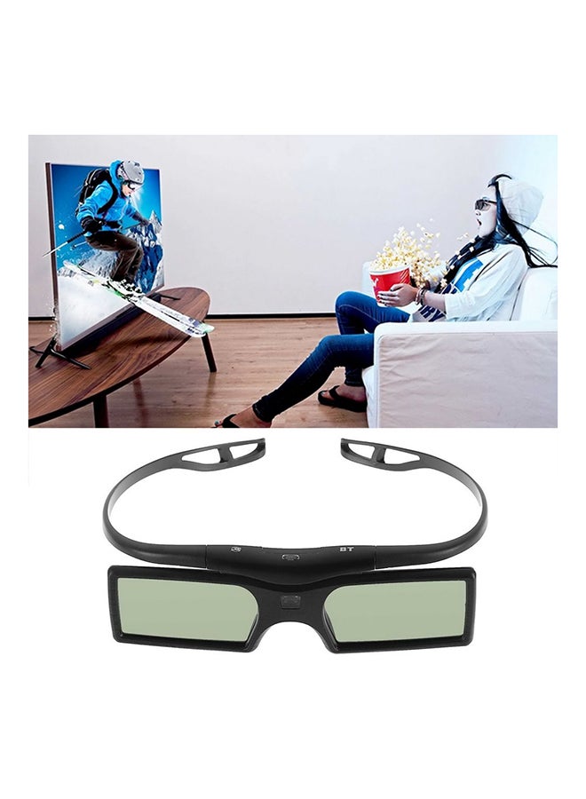 OUTAD - Wireless 3D Active Shutter Glasses Black - Image 1