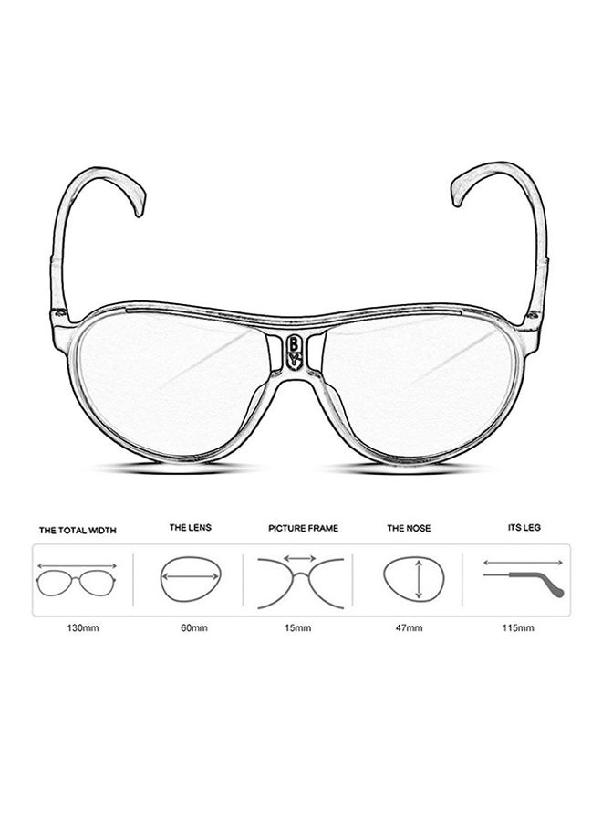 أوتاد نظارة شمسية آفييتور بإطار كامل الحواف - Image 3