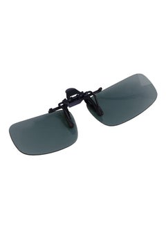 OUTAD Rimless Rectangular Clip On Sunglasses  - Image 2