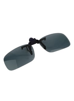OUTAD Rimless Rectangular Clip On Sunglasses  - Image 3