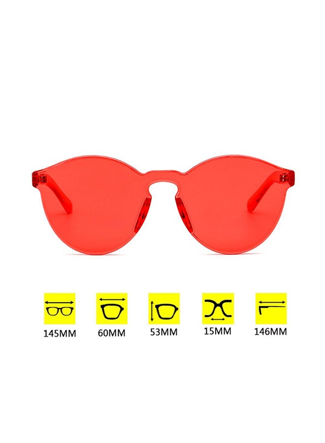 أوتاد نظارة شمسية بإطار مستدير عديم الحواف وعدسة مقاس 60 مم unisex - Image 3