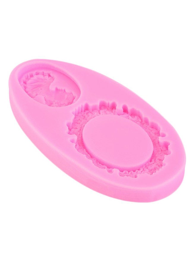 OUTAD Fondant Cupcake Mould Pink - Image 2