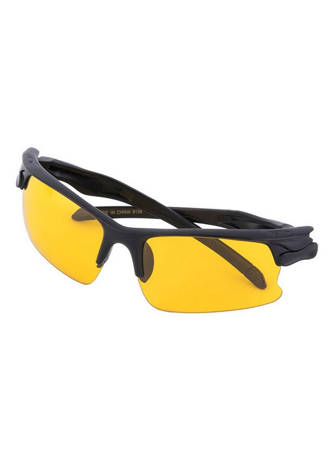 OUTAD Men's Semi-Rimless Wrap-Around Sunglasses - Lens Size: 52 mm  - Image 4