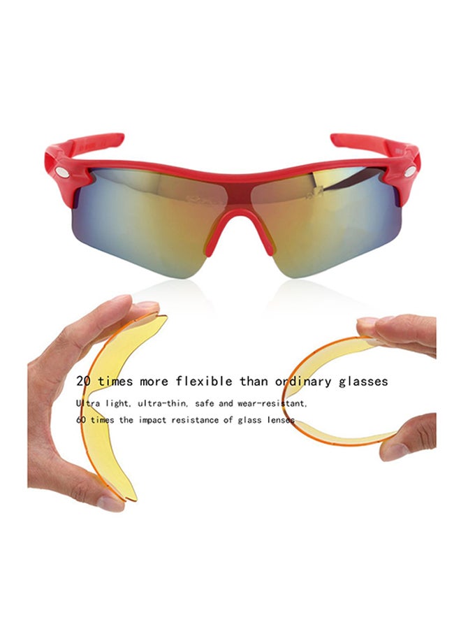 أوتاد نظارة شمسية رياضية بنصف إطار - مقاس العدسة: 68 مم - Image 3