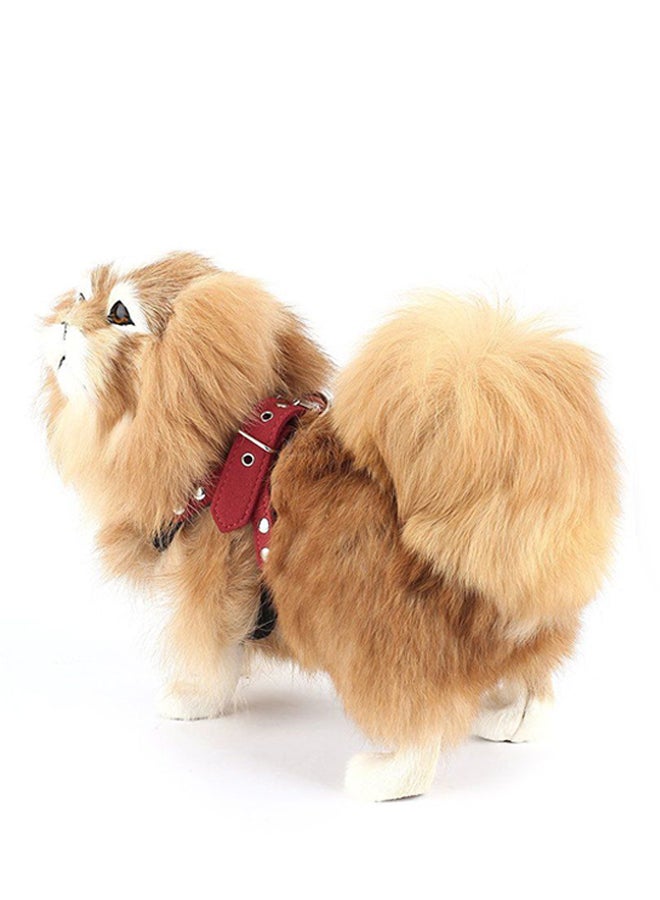 OUTAD Adjustable And Breathable Dog Chest Collar Strap Red/Black - Image 4