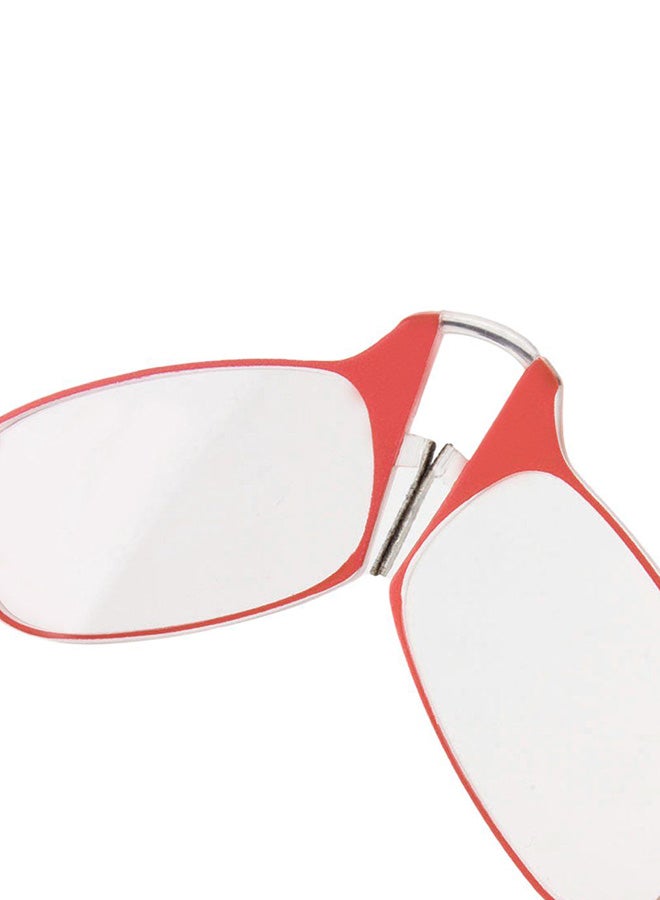 أوتاد إطار نظارة قراء مستطيل الشكل كامل الحواف مع مشبك تعليق - Image 3