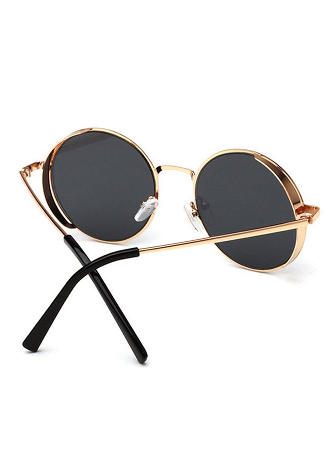 أوتاد نظارة شمسية بإطار كامل الحواف وعدسات مستديرة مقاس 53 مم للنساء - Image 3