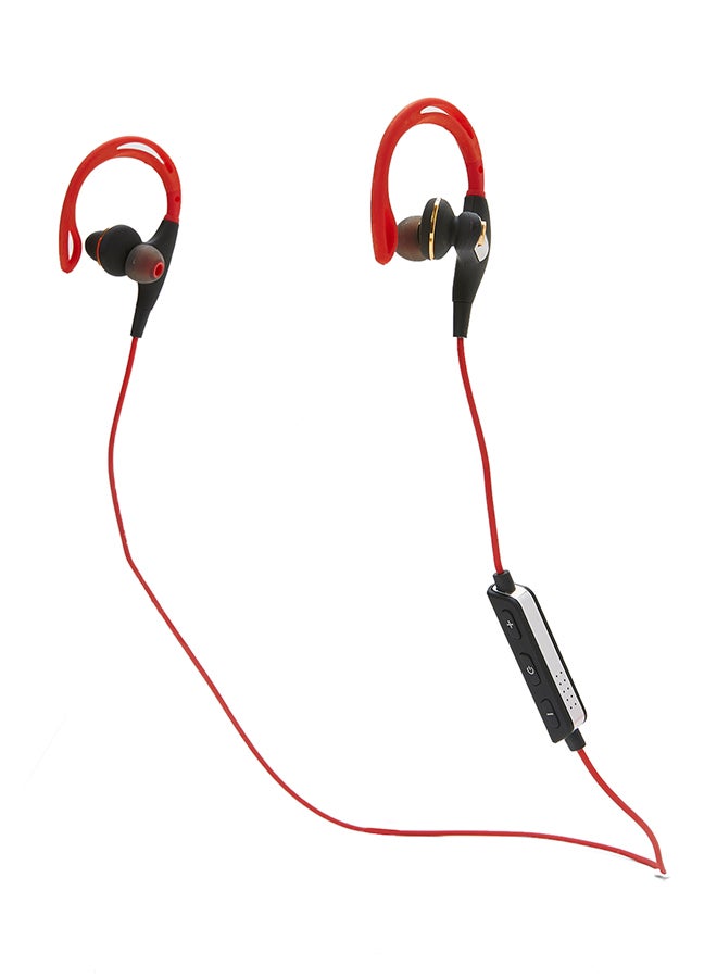 Bluetooth 4.1 Wireless Swear Proof Earbuds With Built-in Mic Red