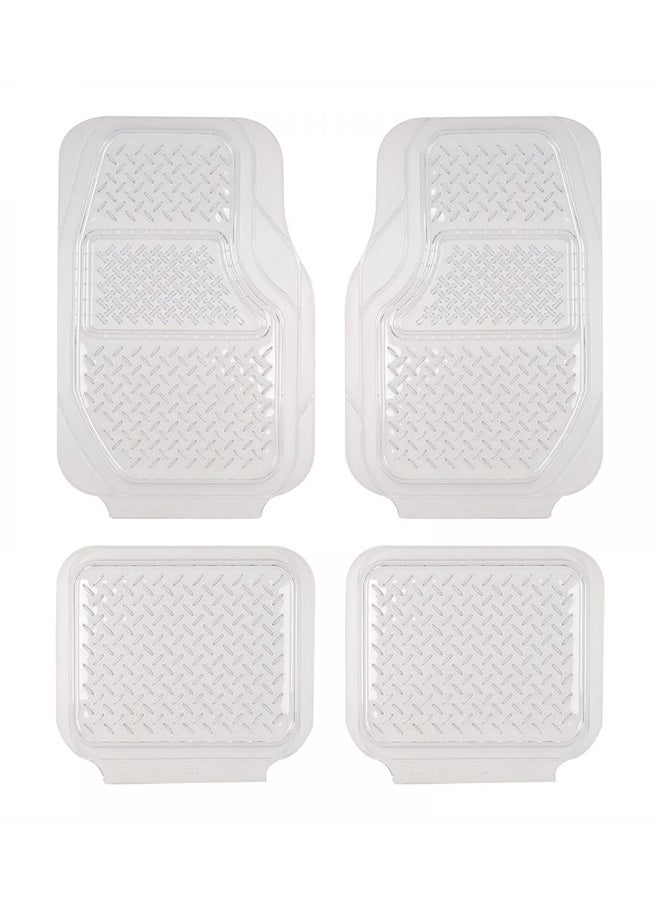 Sentry - 4-Piece High Quality Washable Transparent Clear Car Mat - Image 1