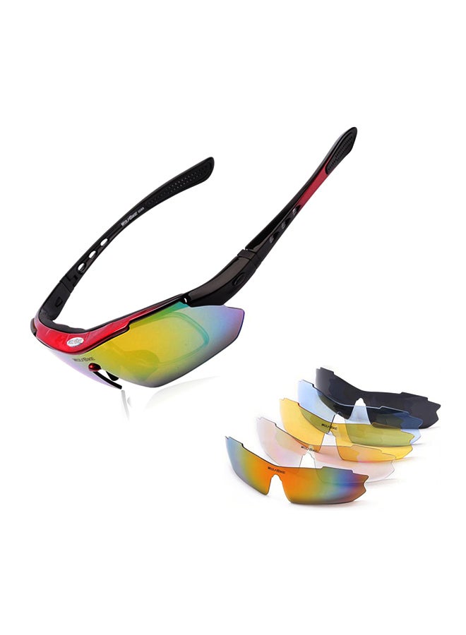 Wolfbike - Outdoor Sports Polorized 5 Lens Sunglasses - Image 1