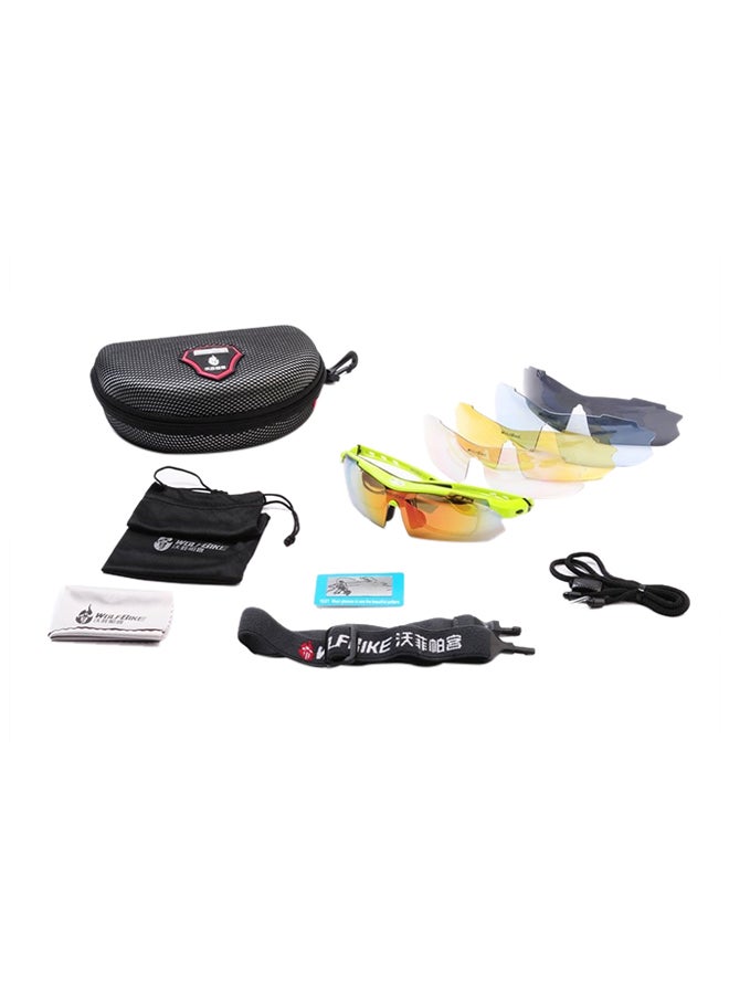 Wolfbike - Outdoor Sports Polorized 5 Lens Sunglasses - Image 1