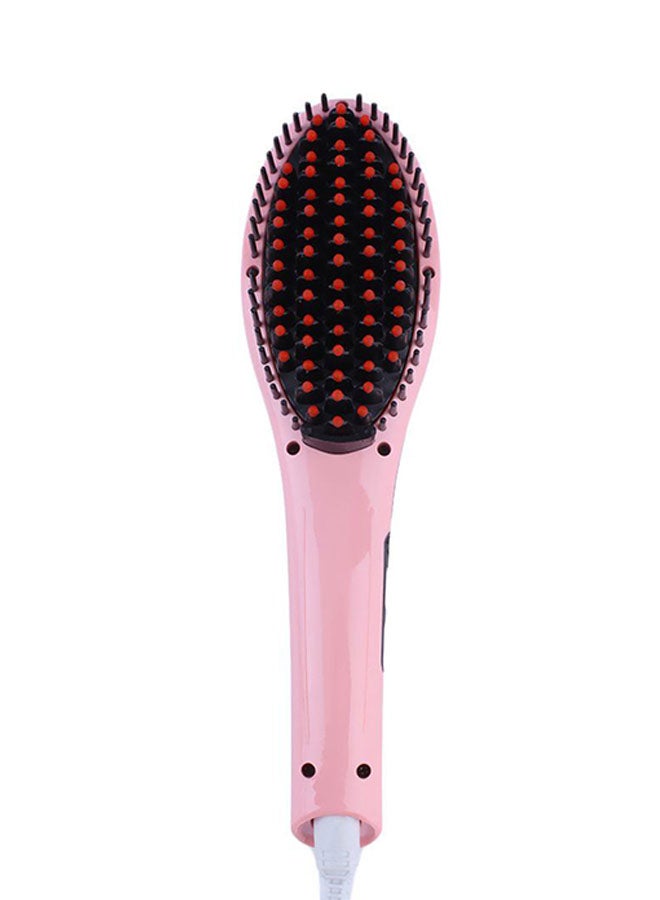 2-In-1 Auto Electric Hair Straightener Pink - Image 1