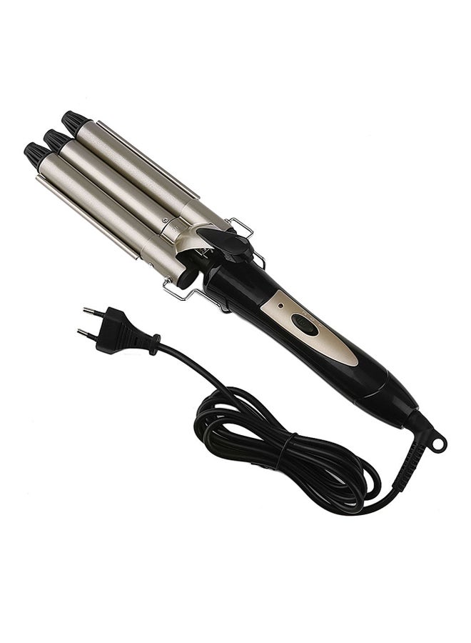 Triple Barrel Ceramic Hair Curling & Waver Iron Tool - Image 1