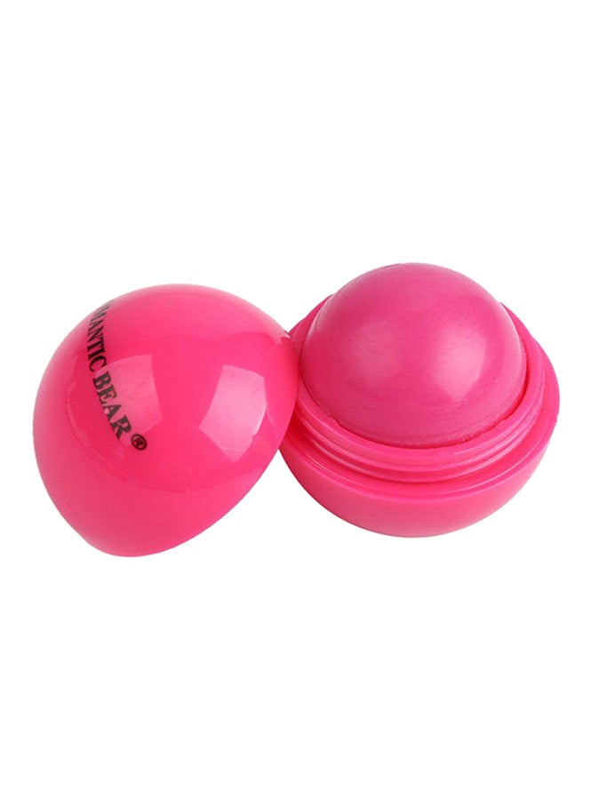 Ball Shaped Moisturizing Lip Balm Rose Red